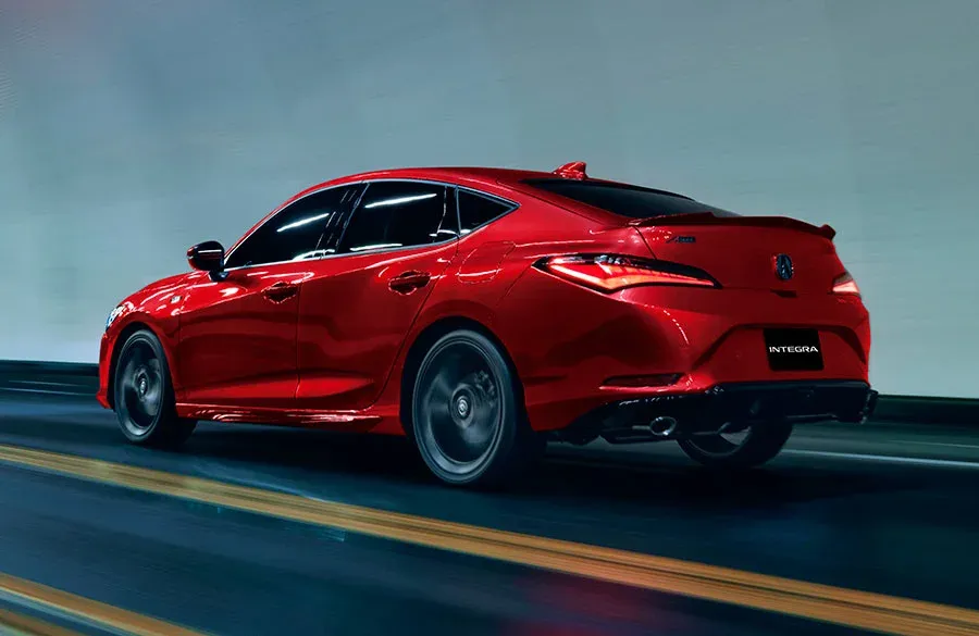 Lateral Acura Integra 2023 Rojo