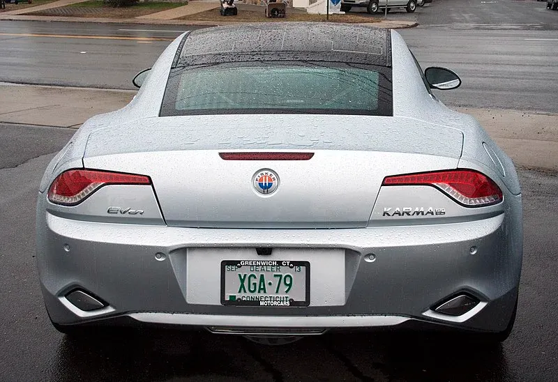 Parte Trasera Fisker Karma 2012 Plateado