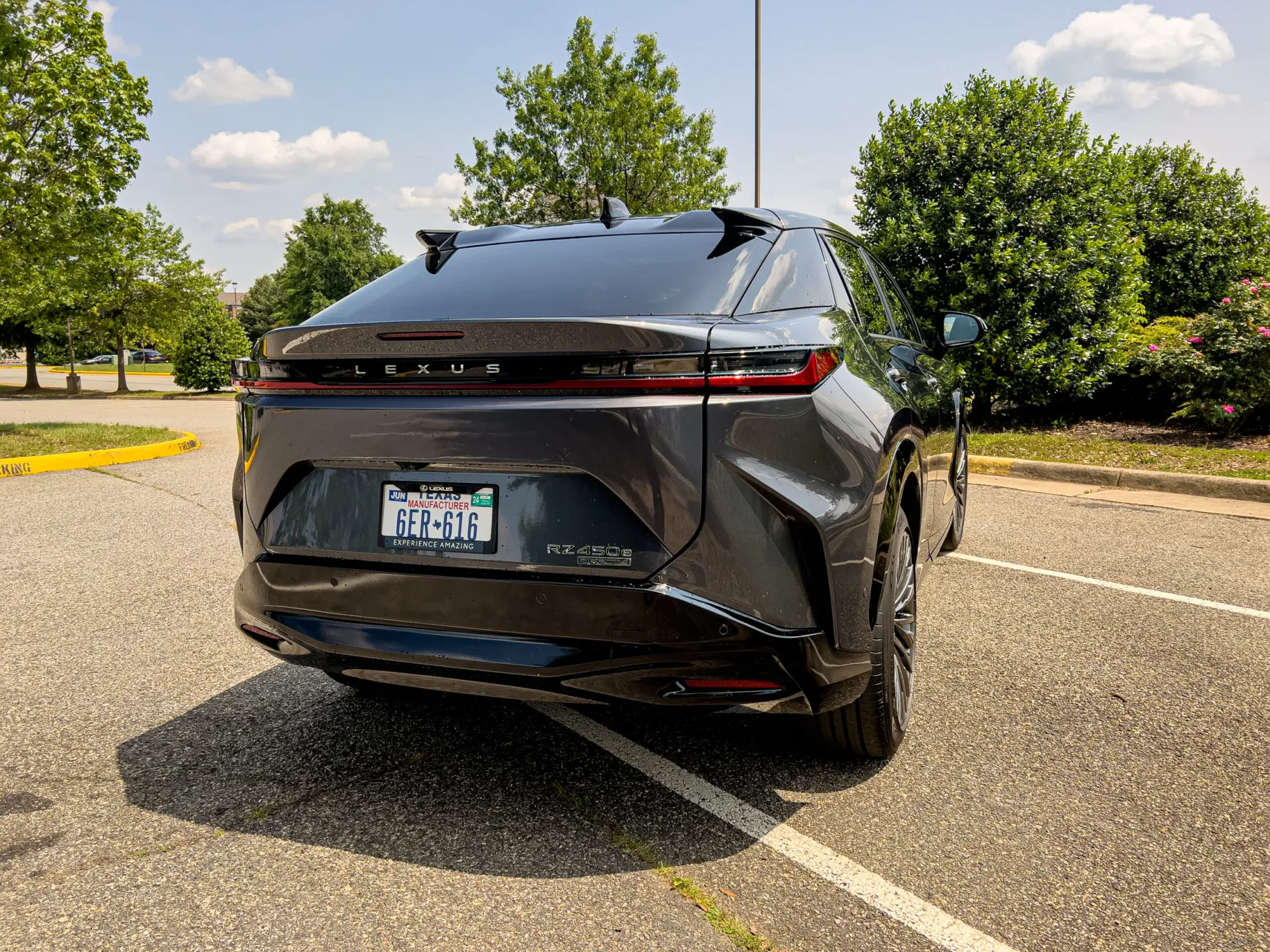 Parte Trasera Lexus RZ 450e Gris