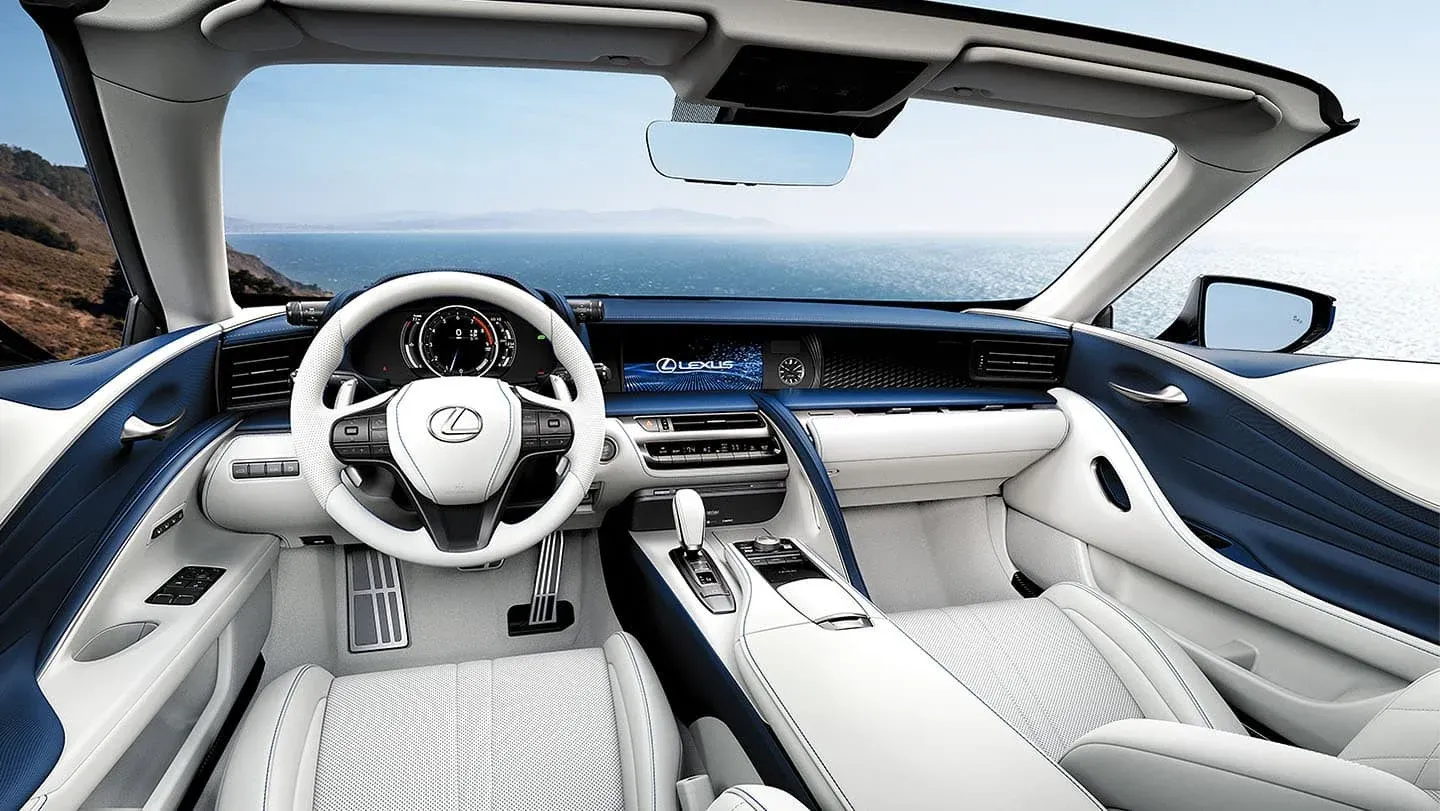 Interior Lexus LC 500 Convertible