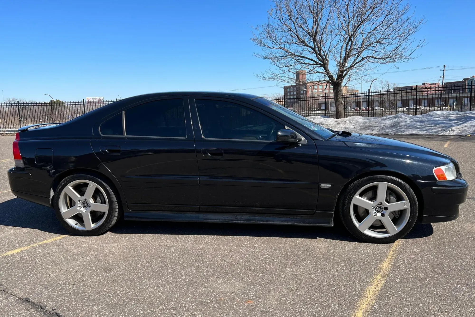 Lateral Volvo S60R 2004 Negro