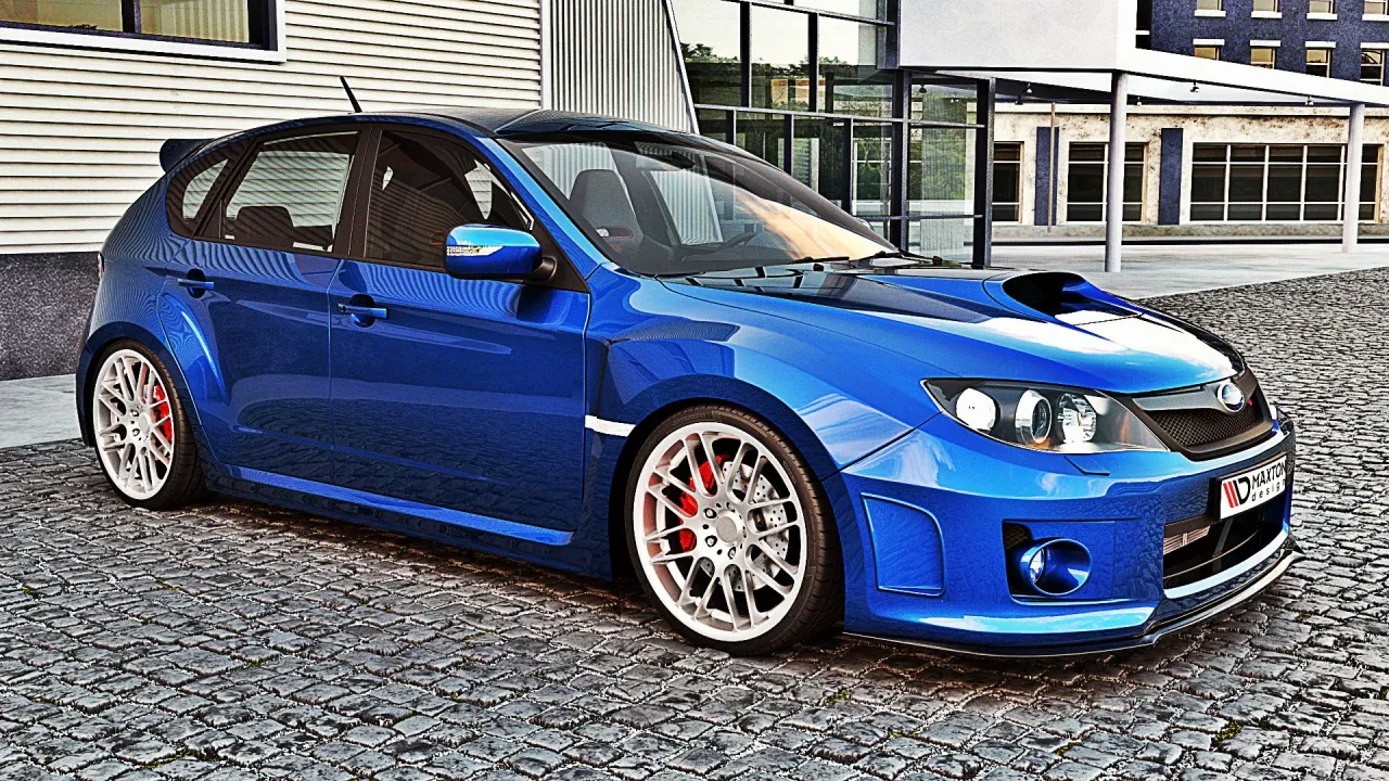 Subaru WRX STI Hatchback (2008-2014) Azul