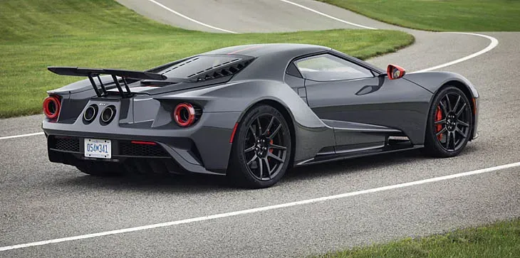 Parte Trasera Ford GT 2019 Gris