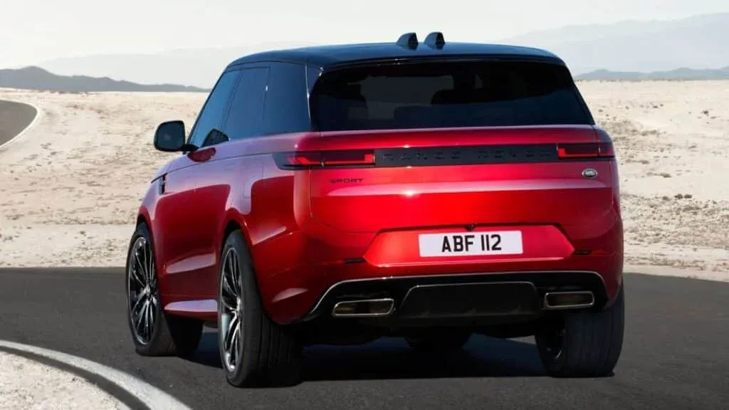 Parte Trasera Range Rover Sport 2023 Rojo