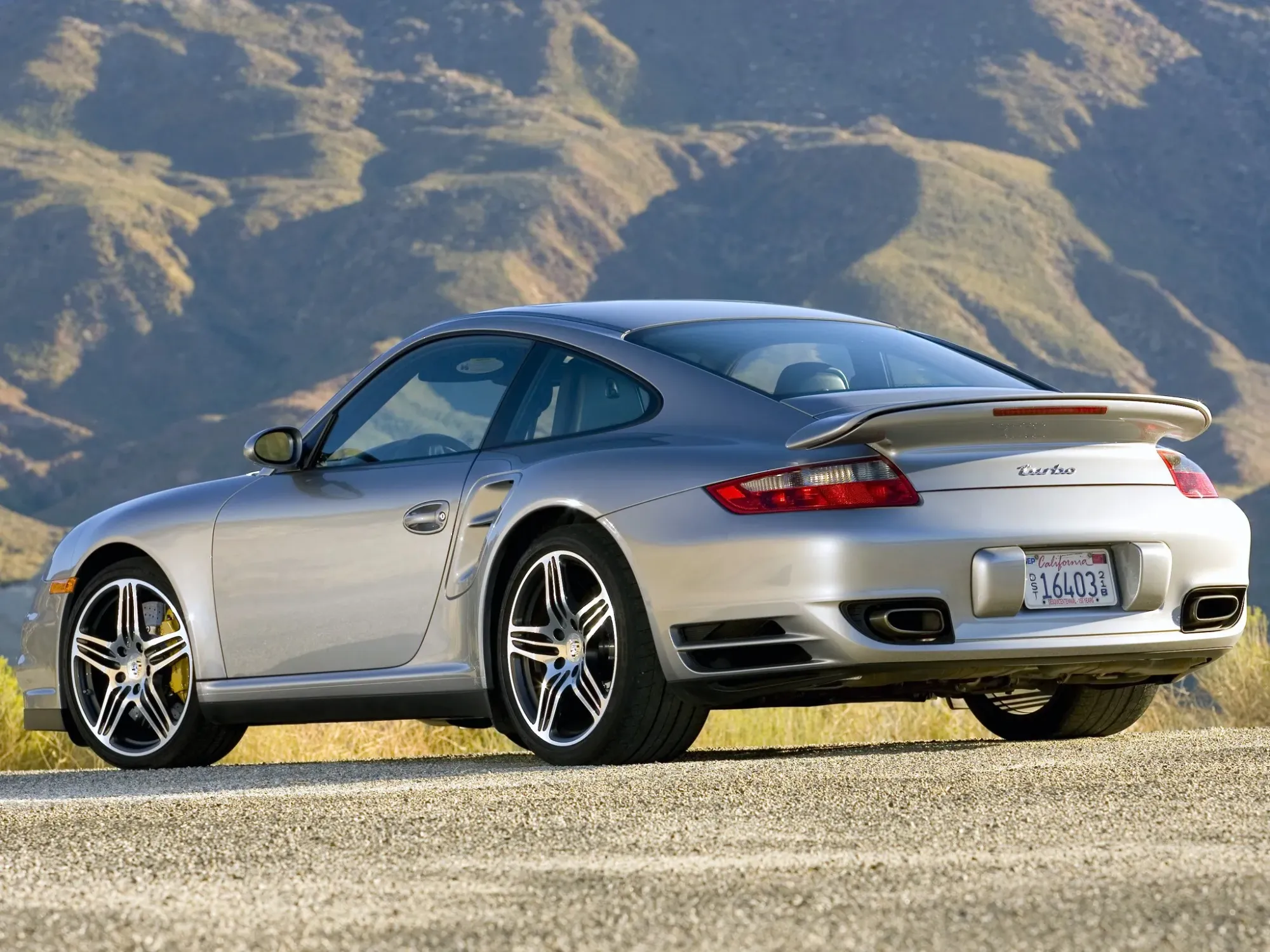 Parte Trasera Porsche 911 Turbo (997) 2007 Plateado