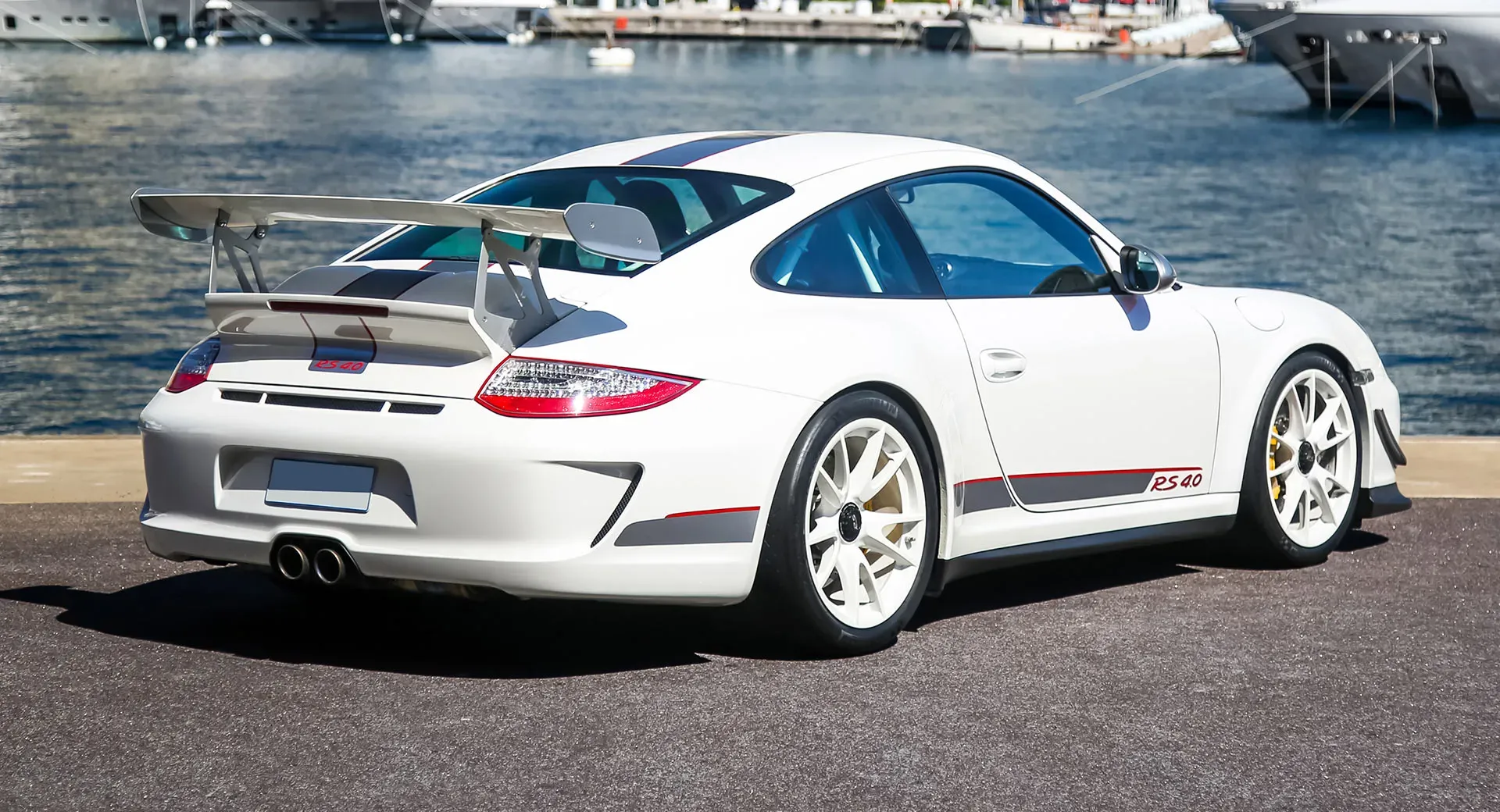 Parte Trasera Porsche 911 GT3 RS 4.0 Blanco