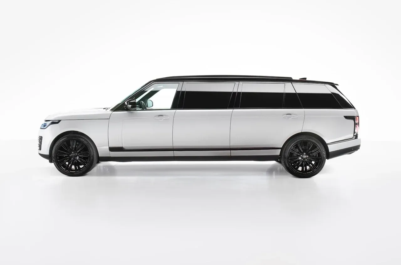 Lateral Range Rover Limousine 2017 Blanca