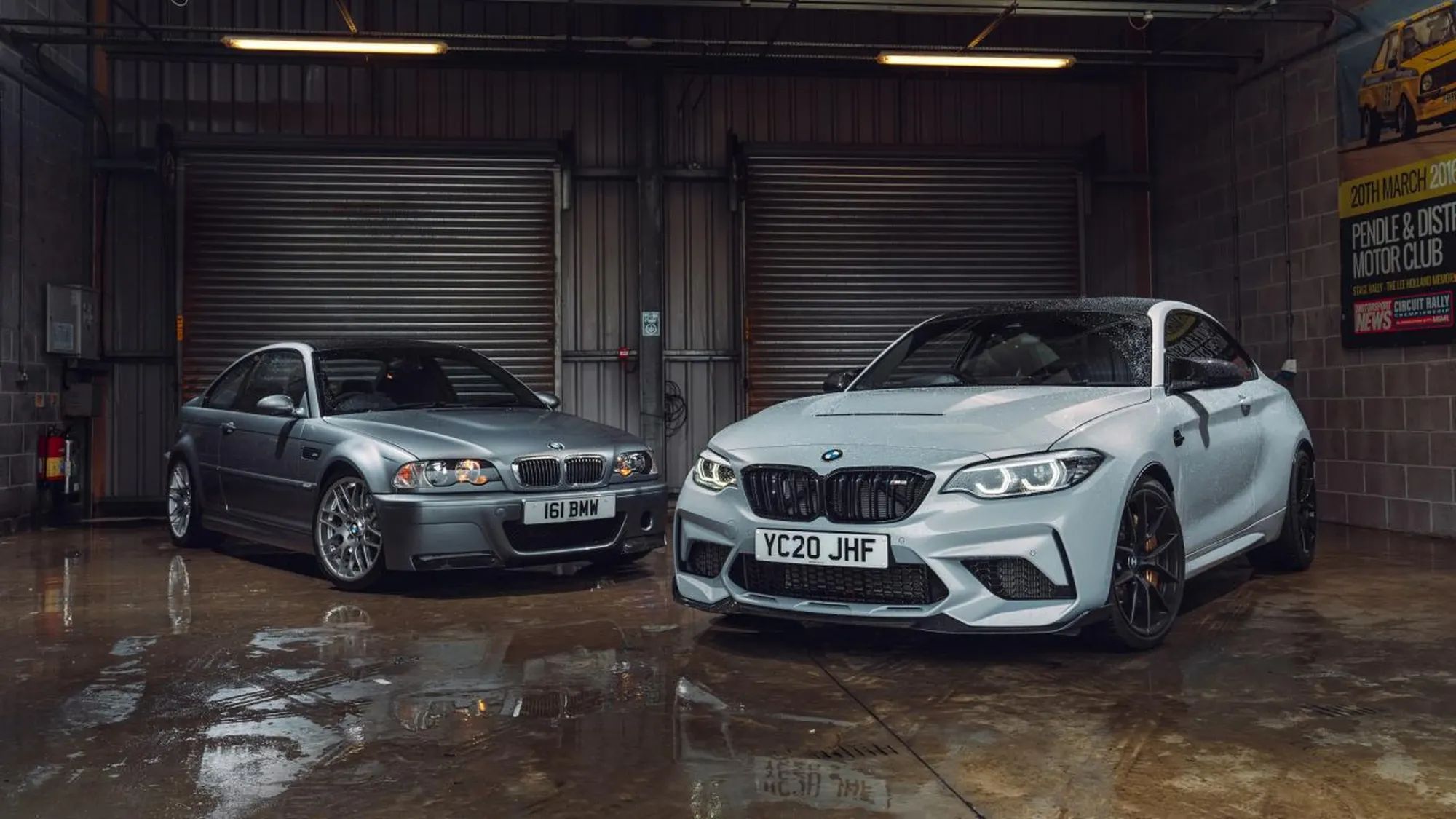 BMW M2 Gris y M3 Blanco