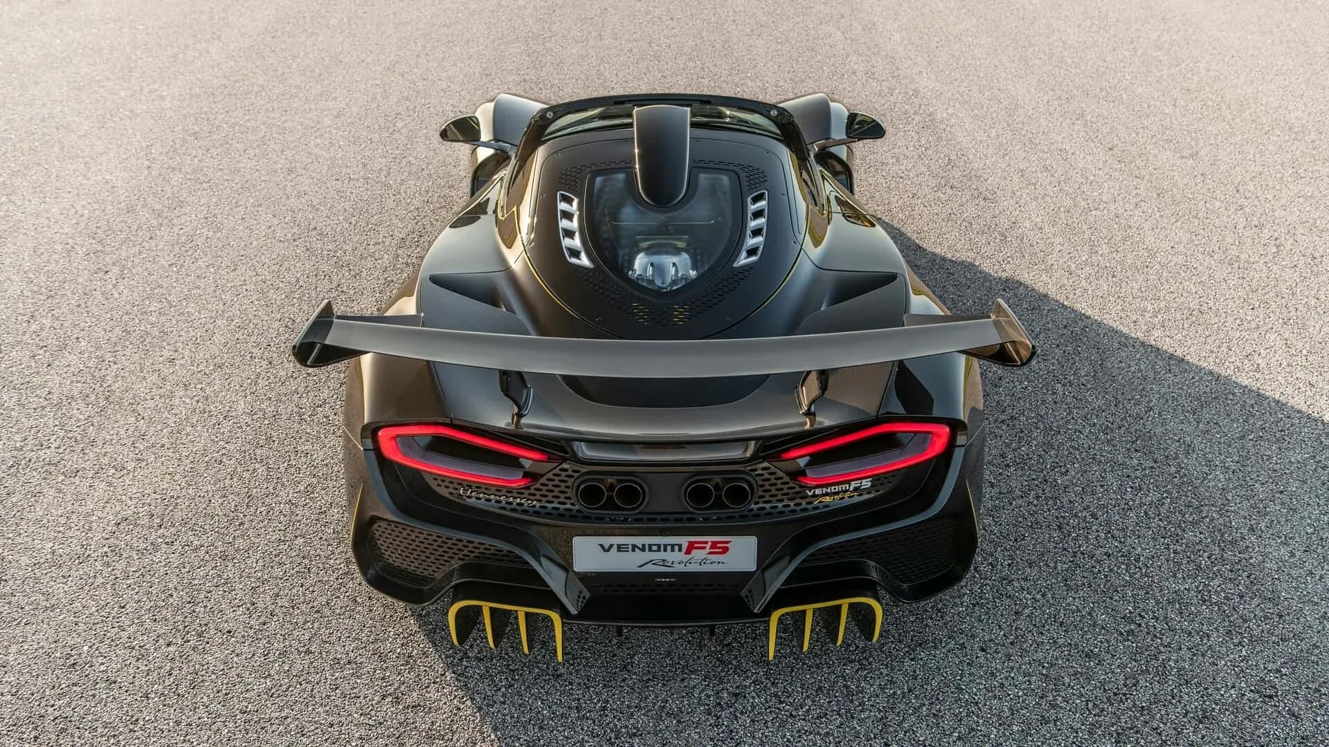 Parte Trasera Hennessey Venom F5 Negro