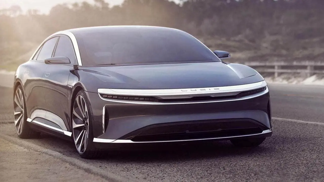 Auto Eléctrico Lucid Air Gris