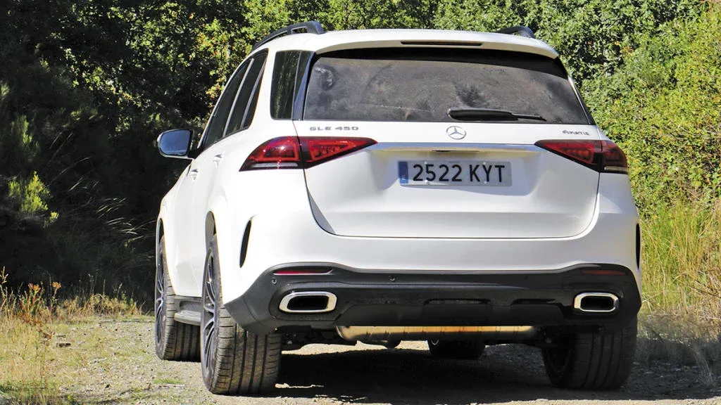 Parte Trasera Mercedes-Benz GLE 2020 Blanco