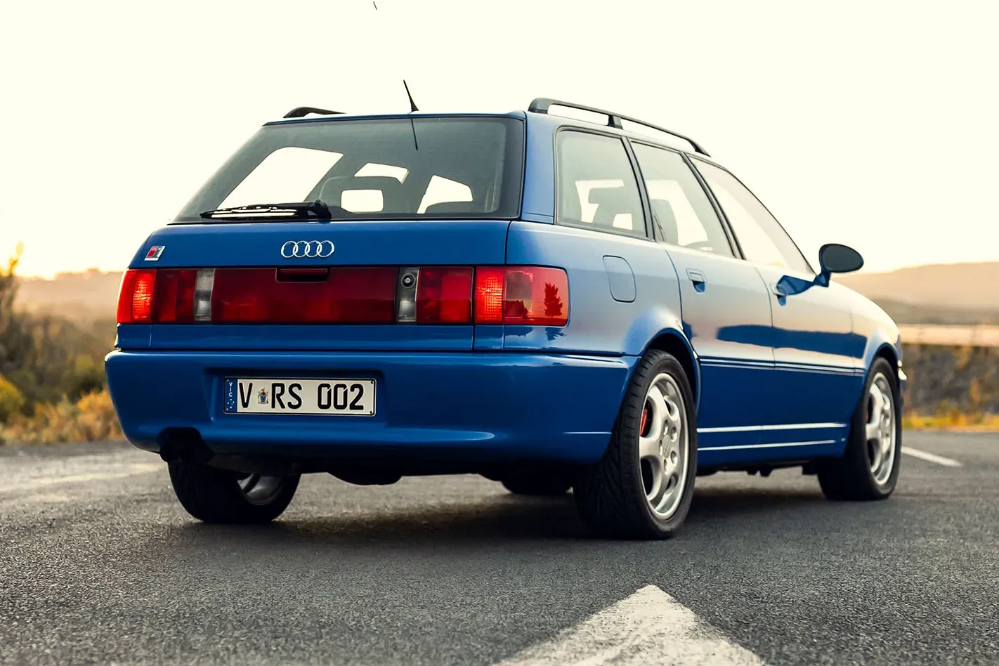 Parte Trasera Audi RS2 Avant 1994 Azul Rey