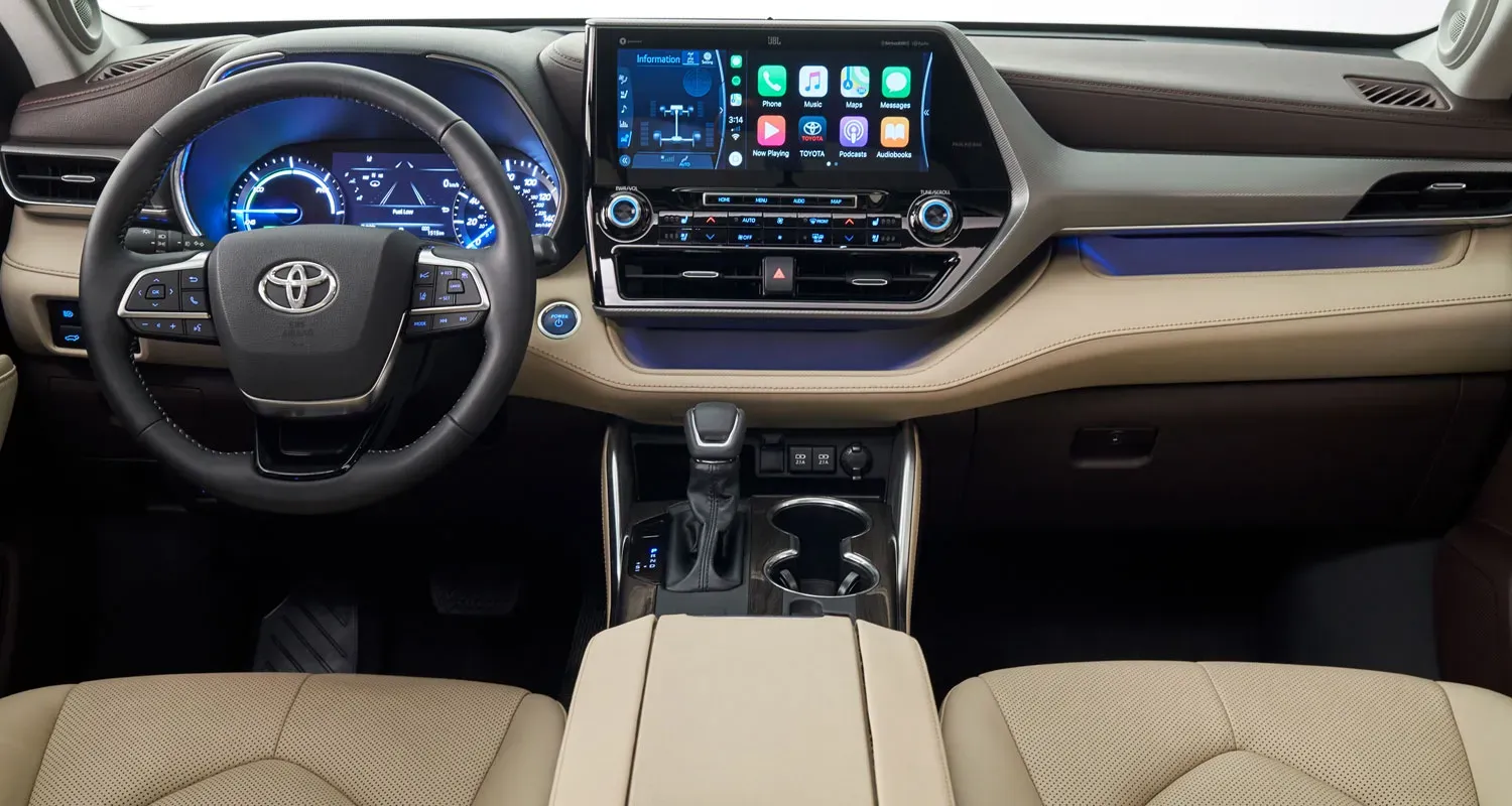 Interior Toyota Highlander 2020