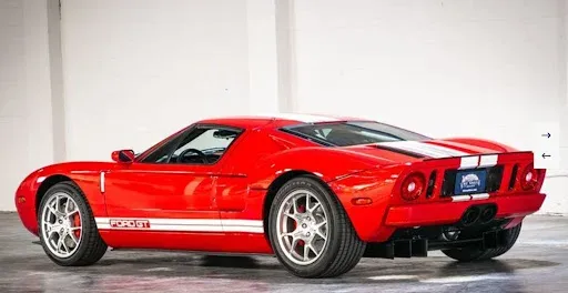 Lateral Ford GT 2005 Rojo