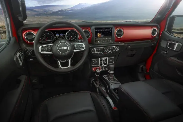 Interior Jeep Gladiator 2022