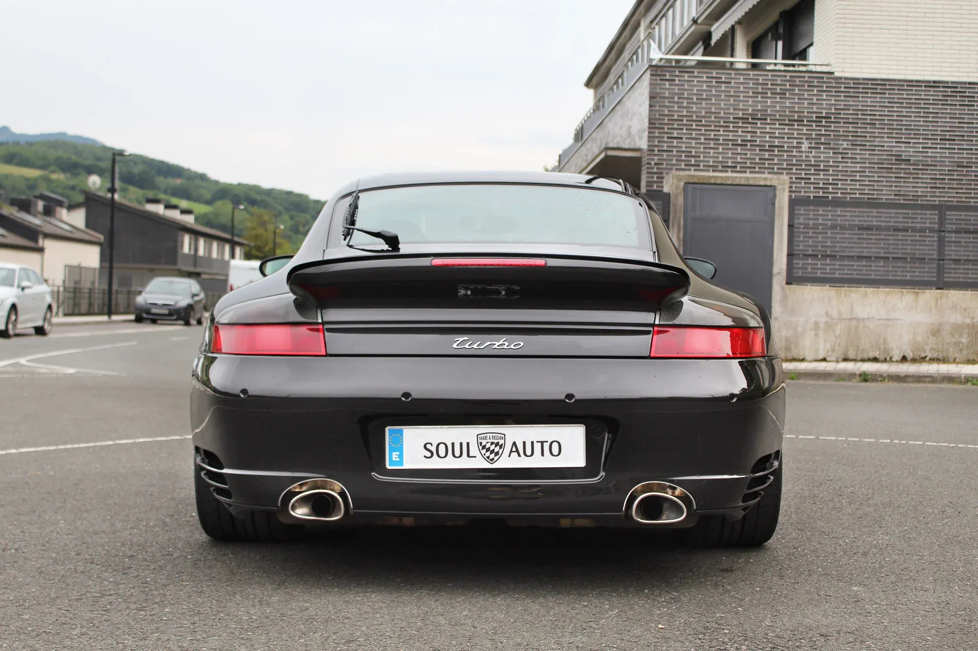 Parte Trasera Porsche 911 Turbo (996) Negro