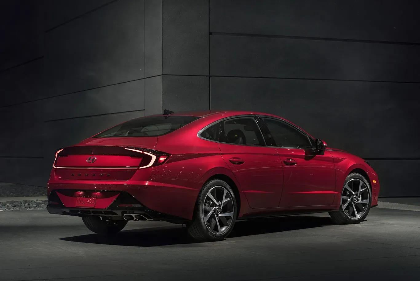 Parte Trasera Hyundai Sonata 2020 Rojo