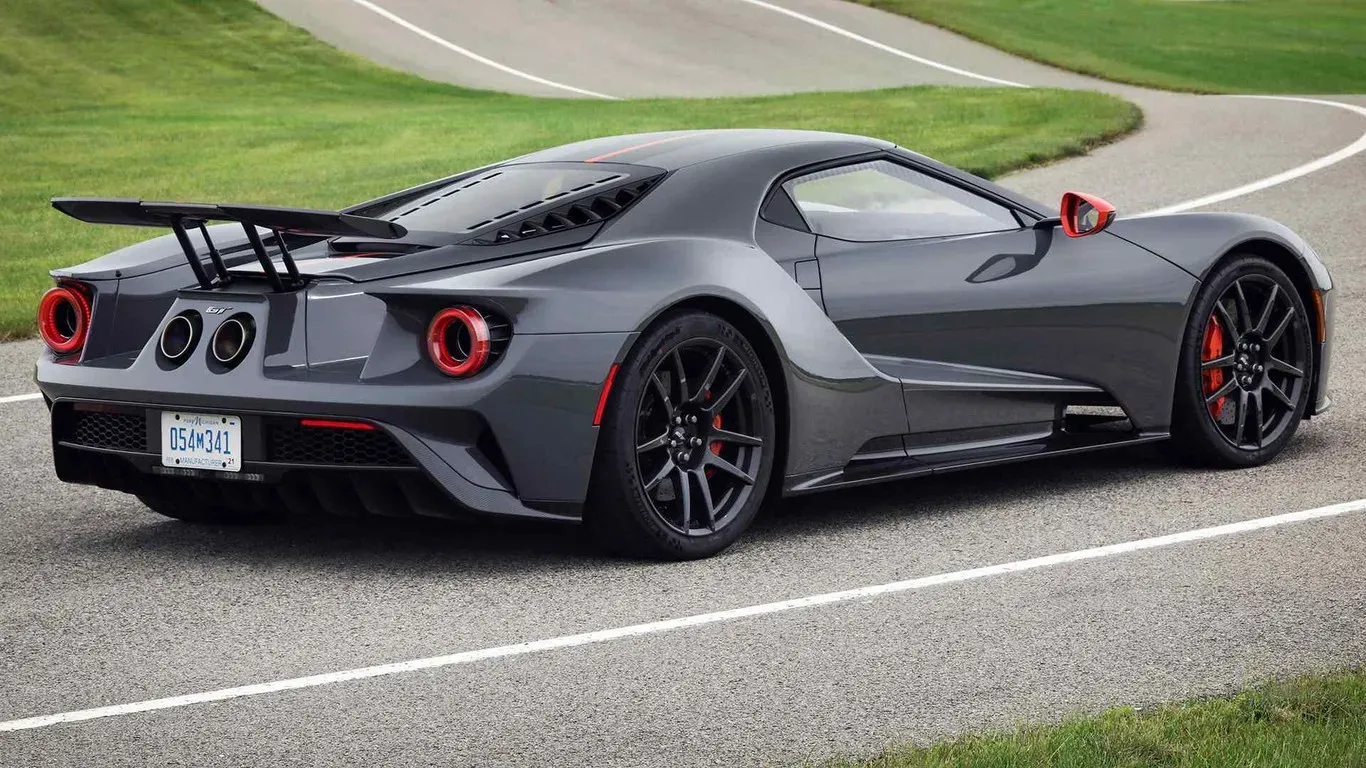 Parte Trasera Ford GT Carbon Series Gris