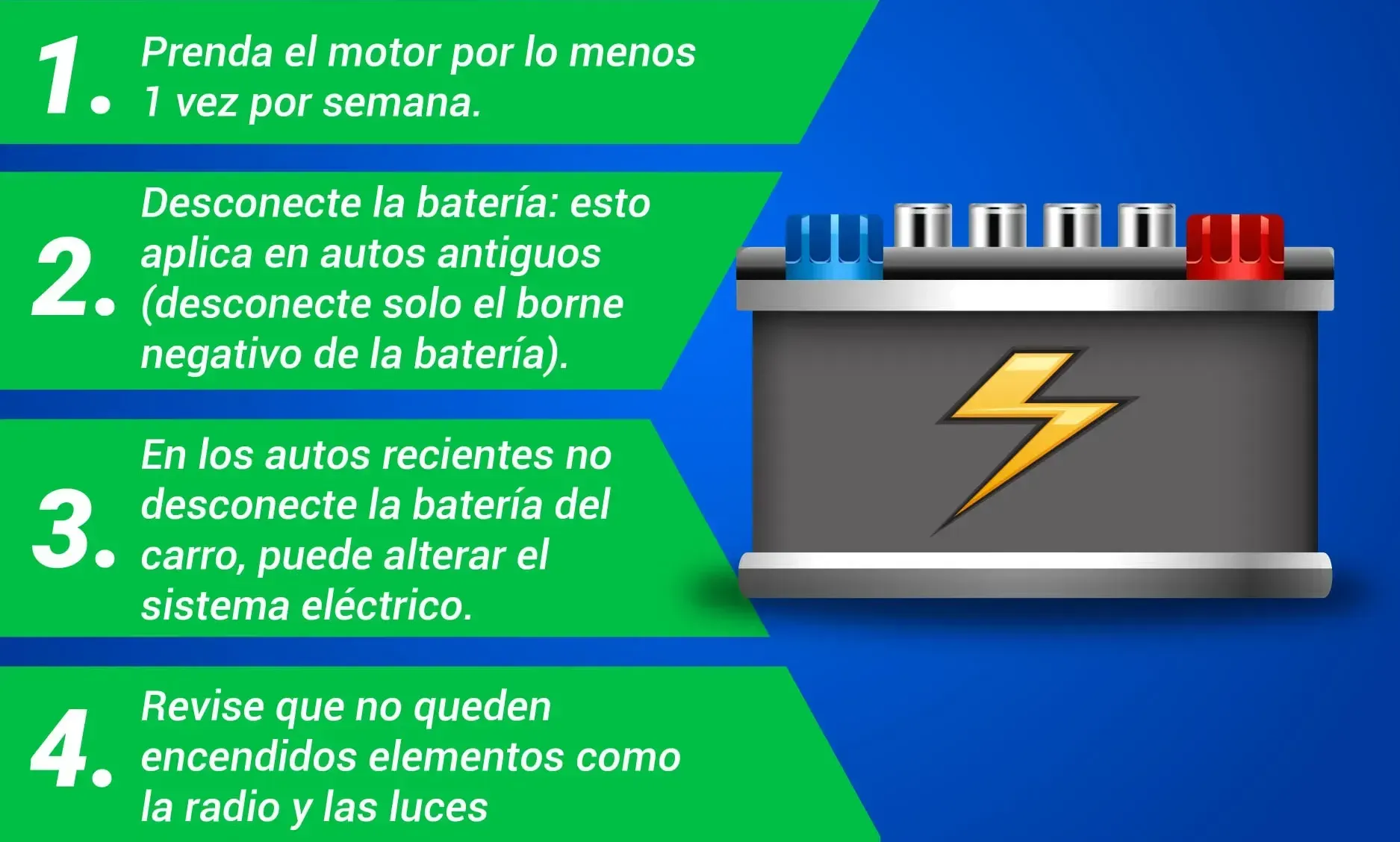 Consejos para cuidar tu batería