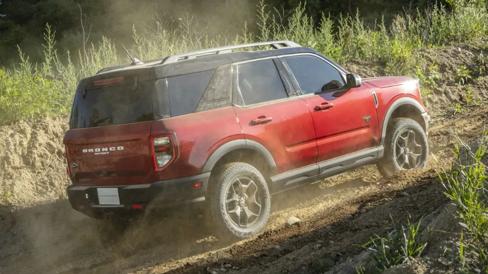 Lateral Ford Bronco 2021 Rojo