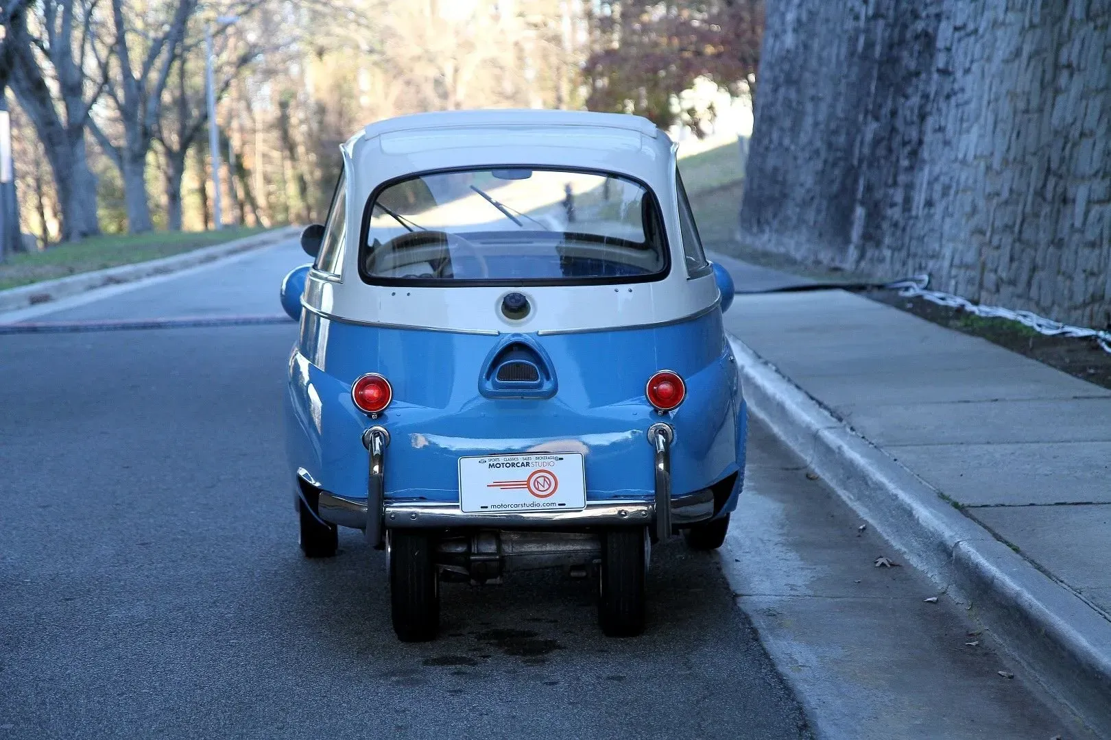 Parte Trasera BMW Isetta 1959 Azul