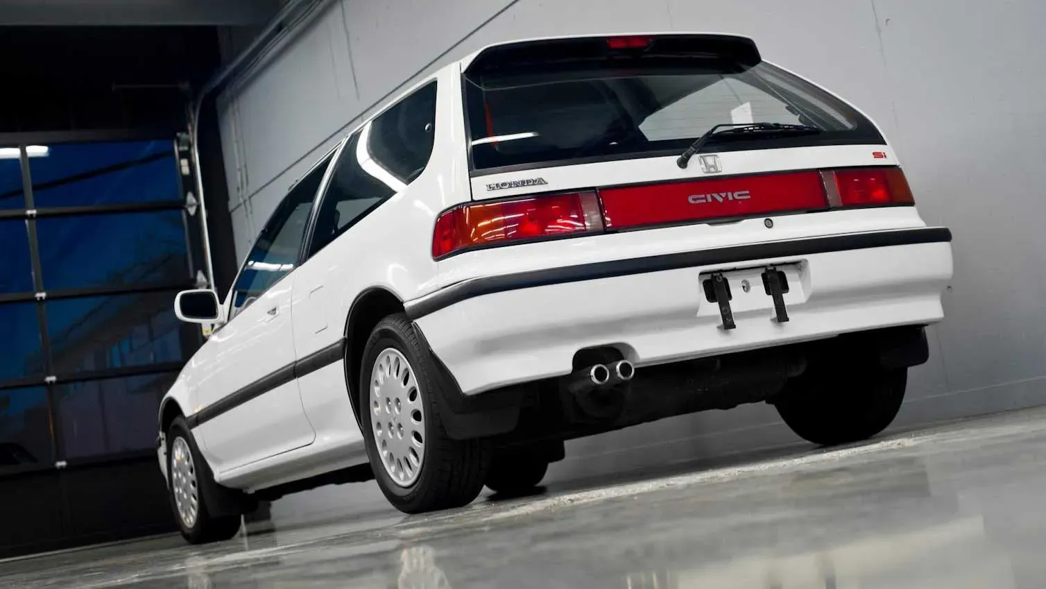 Parte Trasera Honda Civic SI Hatchback EF 1991 Blanco