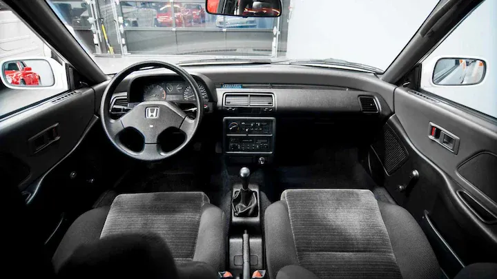 Interior Honda Civic SI Hatchback EF 1991