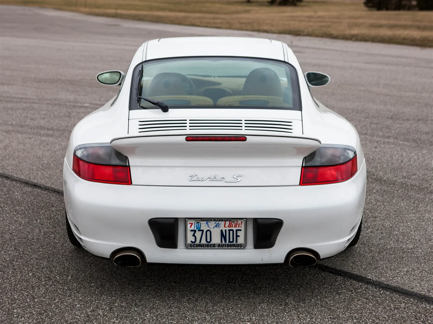 Parte Trasera Porsche 911 Turbo 996 Blanco