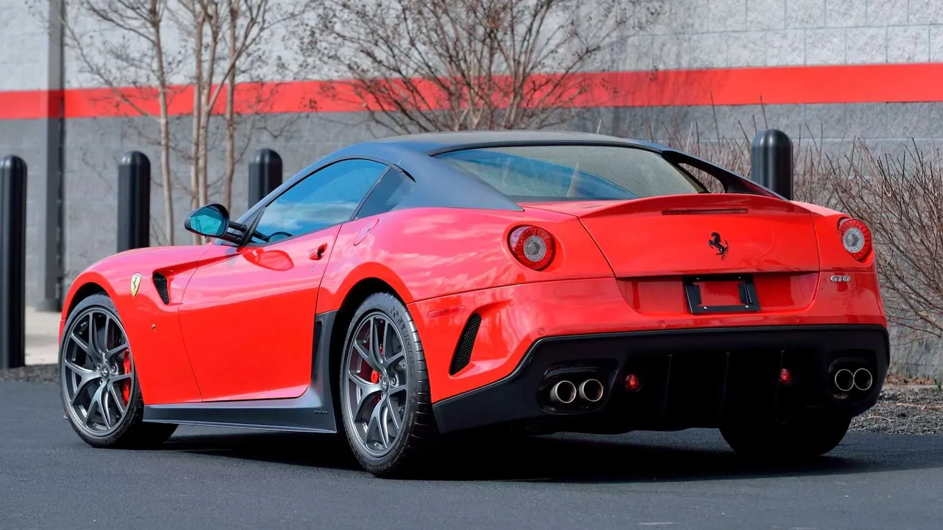 Parte Trasera Interior Ferrari 599 GTO Rojo