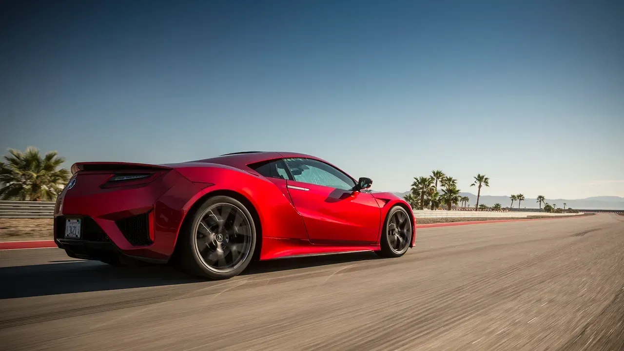 Lateral Acura NSX 2017 Rojo