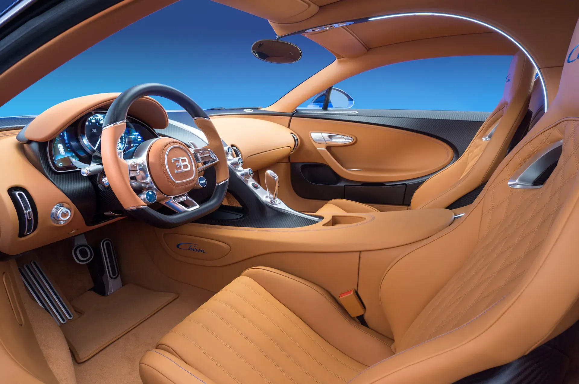 Interior Bugatti Chiron 2017