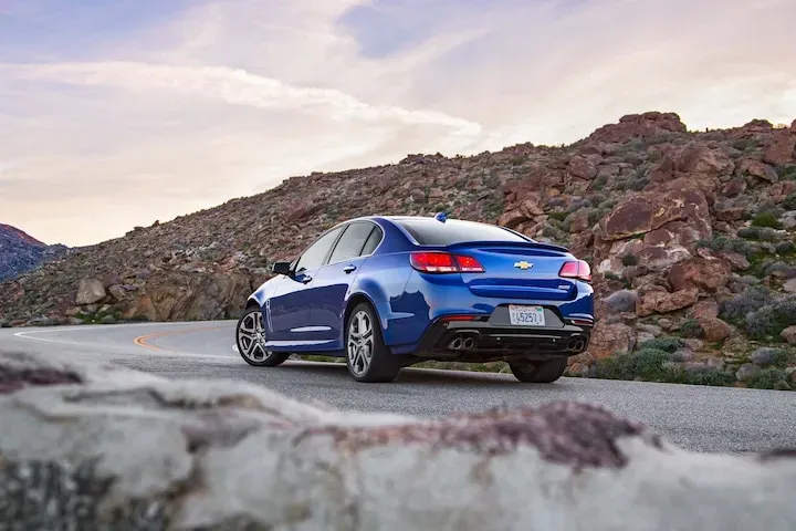 Parte Trasera Chevrolet SS 2017 Azul