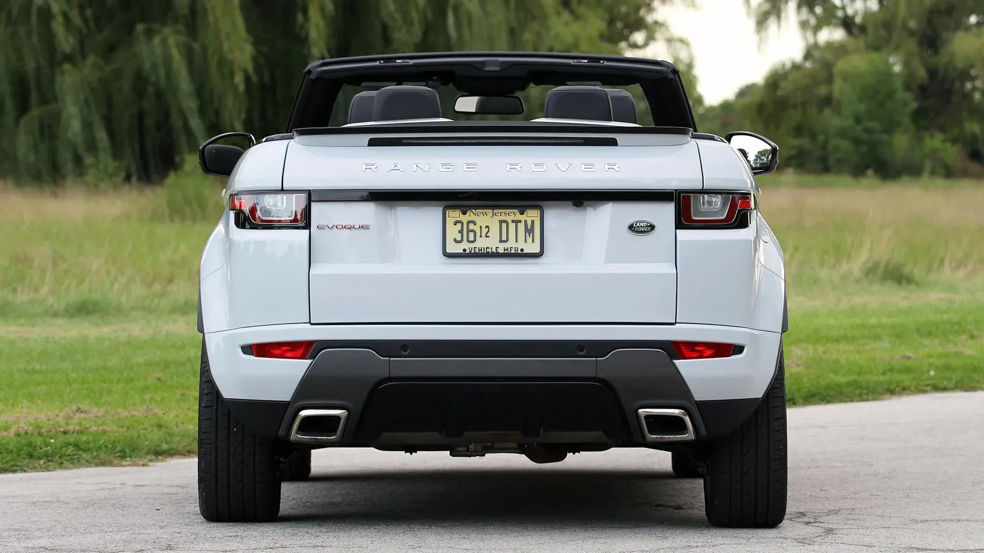 Parte Trasera Range Rover Evoque Convertible 2017 Blanco