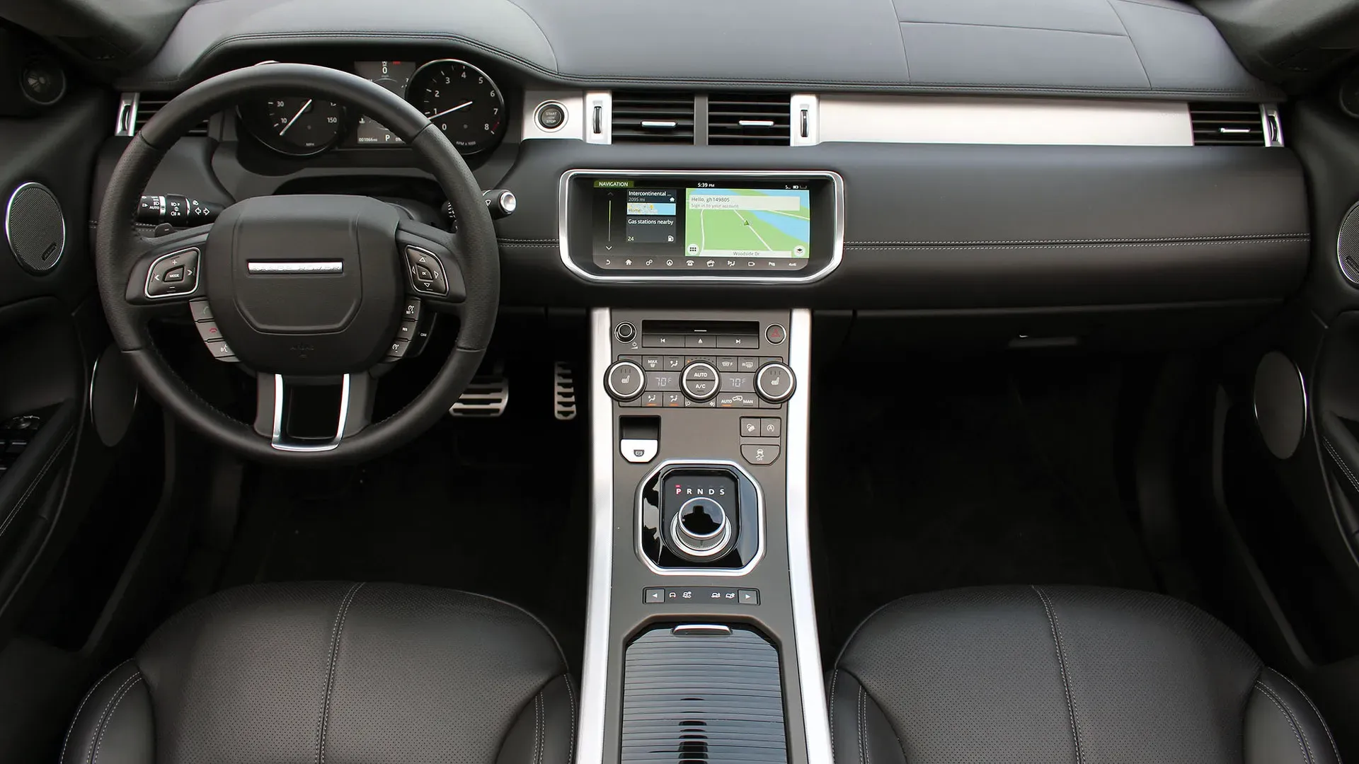 Interior Range Rover Evoque Convertible 2017