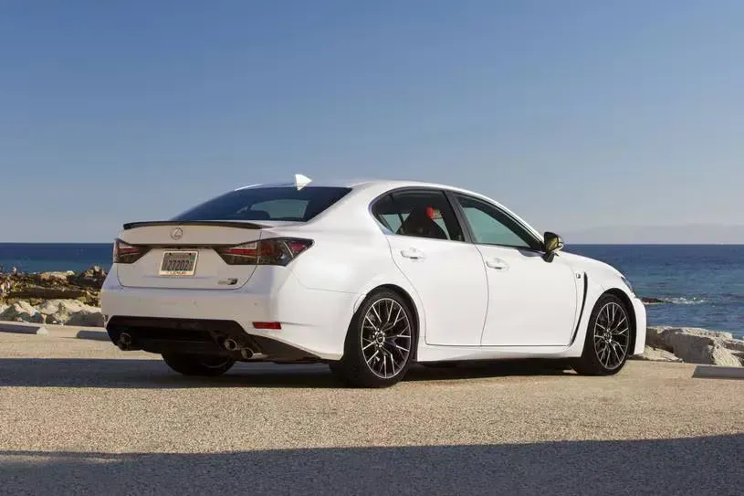 Parte Trasera Lexus GSF 2020 Blanco