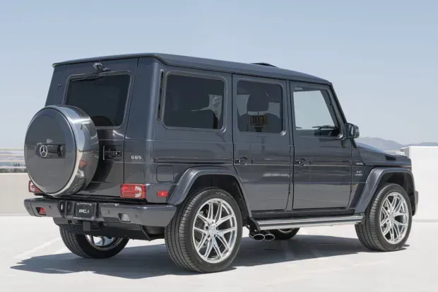 Parte Trasera Mercedes-Benz G65 AMG 2017 Gris