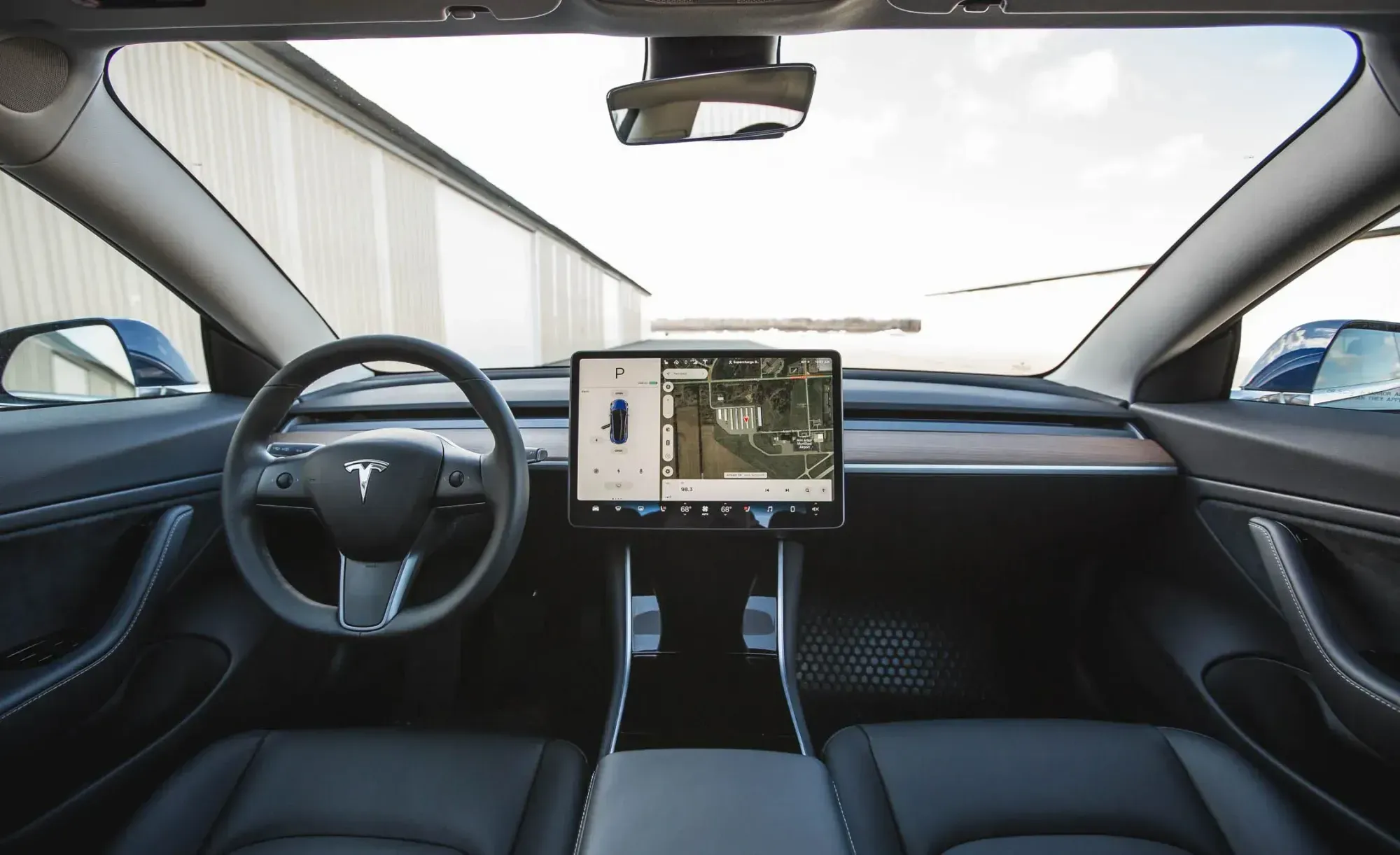 Interior Tesla Model 3 2017