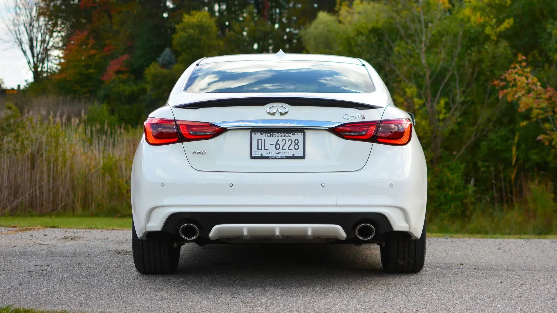 Parte Trasera Infiniti Q50 Red Sport 400 Blanco