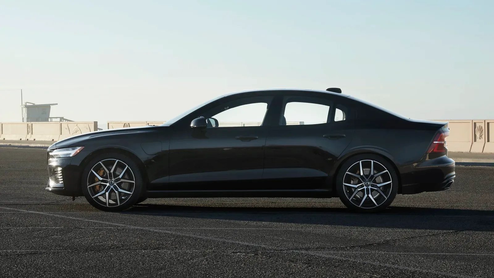 Lateral Volvo S60 Polestar 2019 Negro