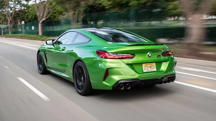 Parte Trasera BMW M8 Competition 2020 Verde