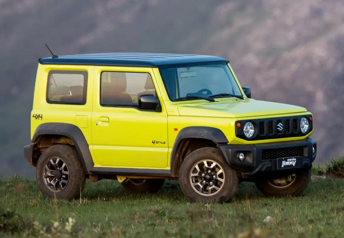 Lateral Suzuki Jimny 2021 Verde