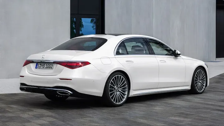 Parte Trasera Mercedes-Benz S-Class 2021 Blanco