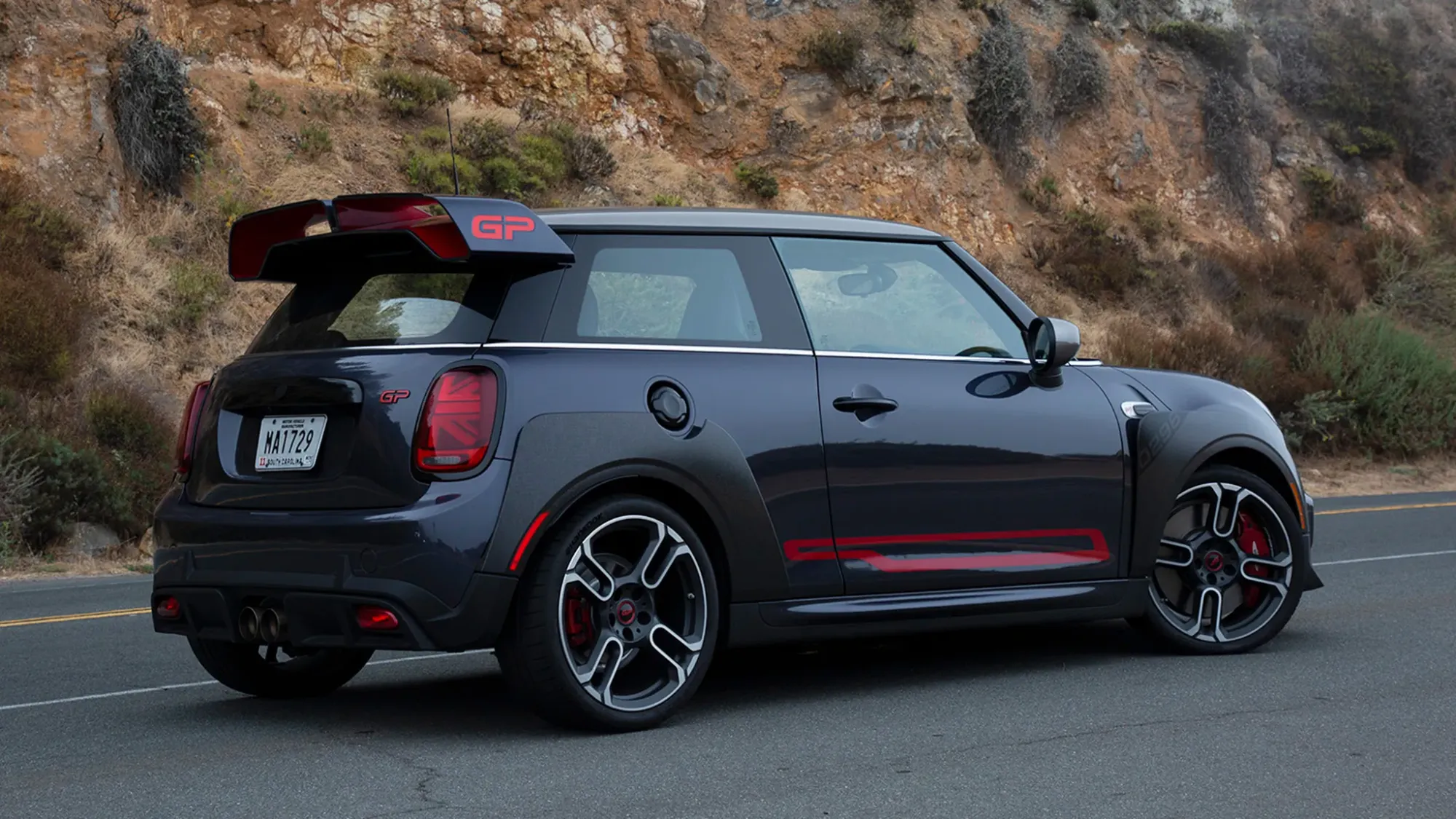 Lateral Mini Cooper JCW GP 2021 Gris