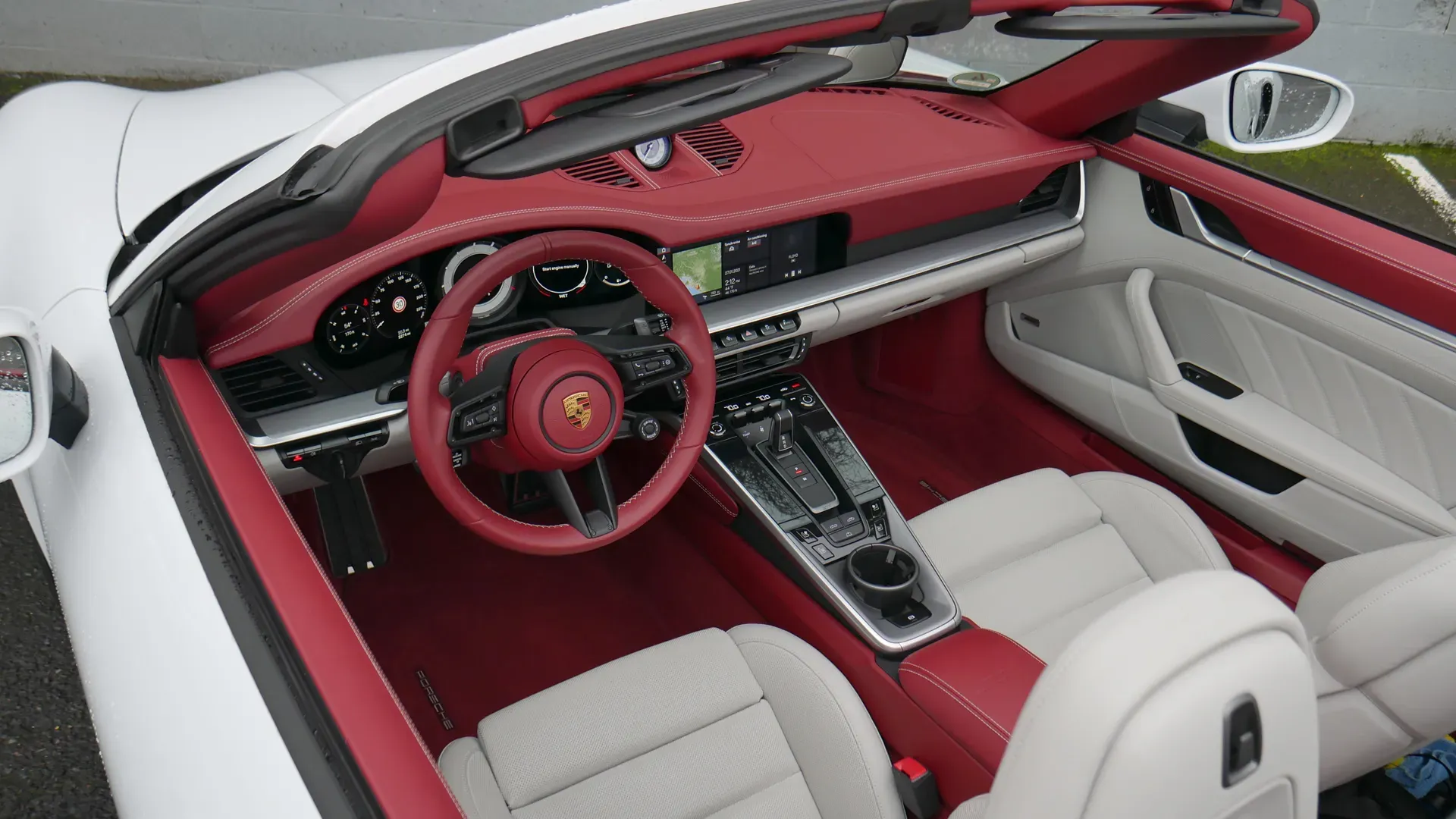 Interior Porsche 911 Turbo S Cabriolet