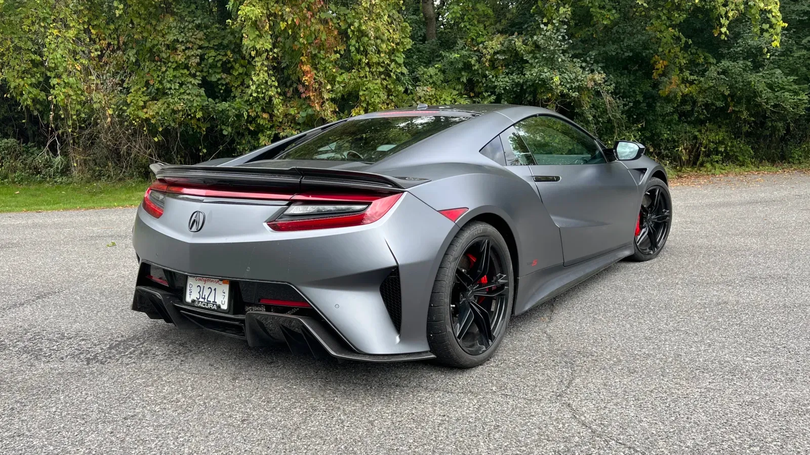 Parte Trasera Acura NSX Type S Gris