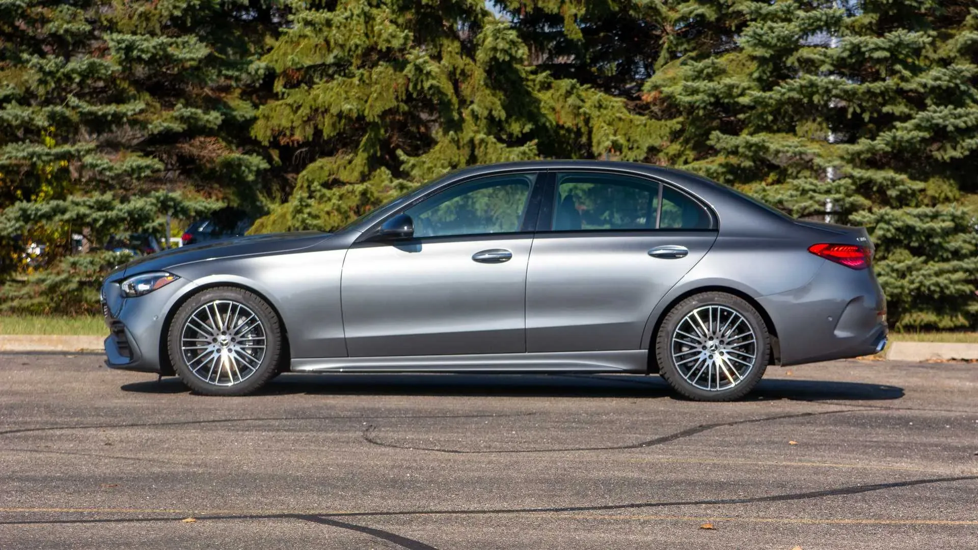 Lateral Mercedes-Benz C-Class 2022 Gris