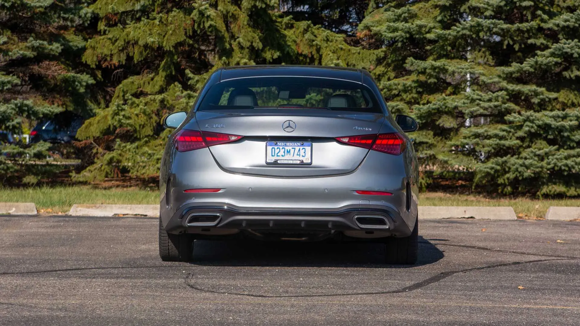 Parte Trasera Mercedes-Benz C-Class 2022 Gris