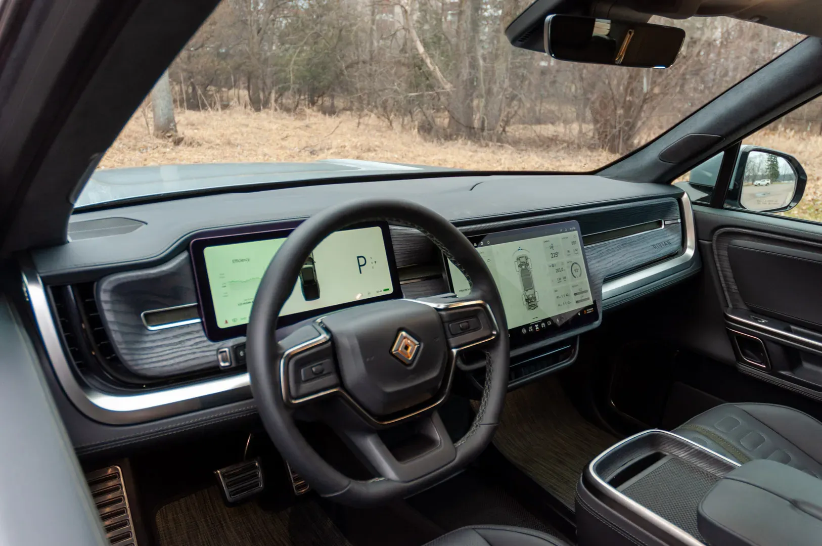 Interior Rivian R1T