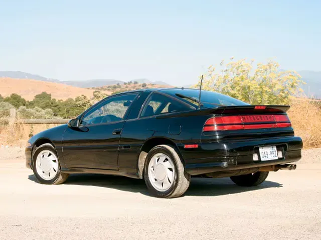 Parte Trasera Mitsubishi Eclipse GSX 1990 Negro