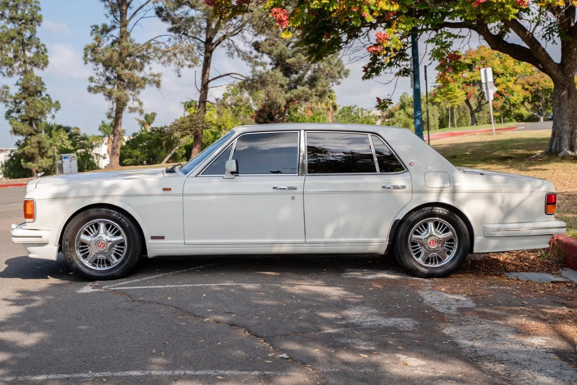 Lateral Bentley Turbo R 1990 Blanco